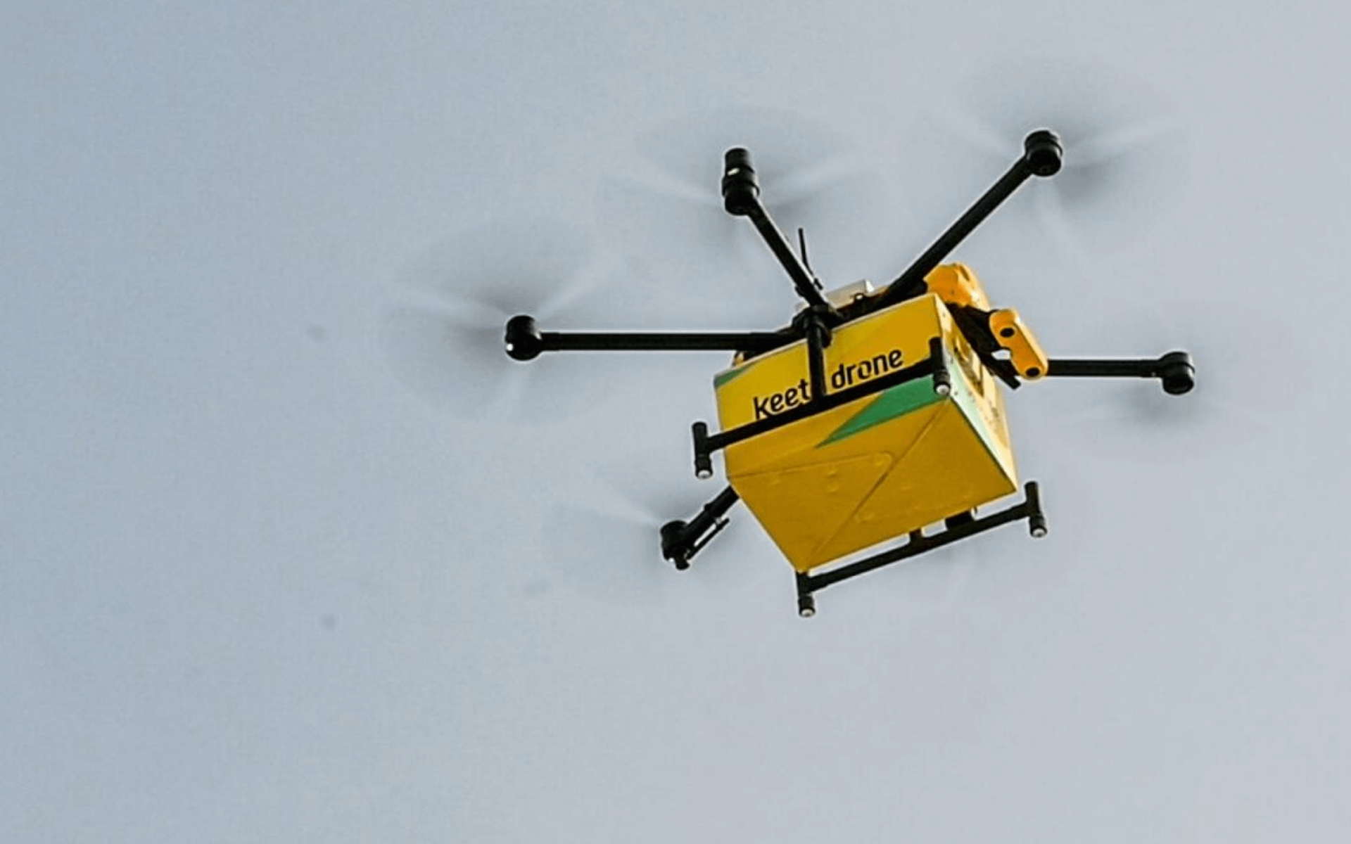 entrega con drones en Dubái